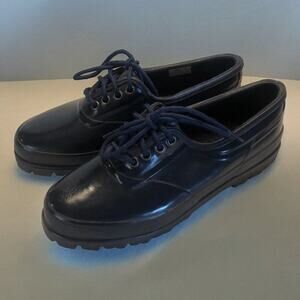 Daniel Green Navy Blue thermolite rubber Lace Up‎ Sneakers Women’s Size 7